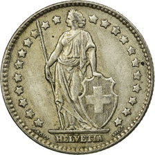 Moeda, Suíça, Franc, 1961, Bern, EF(40-45), Prata, KM:24