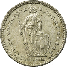 Coin, Switzerland, 2 Francs, 1959, Bern, EF(40-45), Silver, KM:21