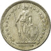 Coin, Switzerland, 2 Francs, 1959, Bern, EF(40-45), Silver, KM:21