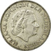 Coin, Netherlands, Juliana, 2-1/2 Gulden, 1962, EF(40-45), Silver, KM:185