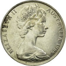 Coin, Australia, Elizabeth II, 50 Cents, 1966, EF(40-45), Silver, KM:67