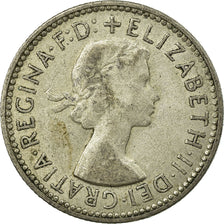 Coin, Australia, Elizabeth II, Shilling, 1955, Melbourne, EF(40-45), Silver