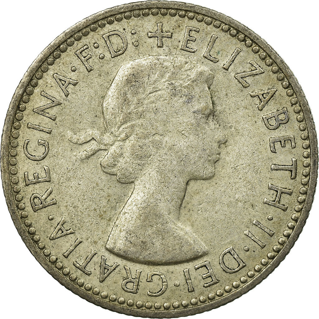 Coin, Australia, Elizabeth II, Shilling, 1959, Melbourne, EF(40-45), Silver
