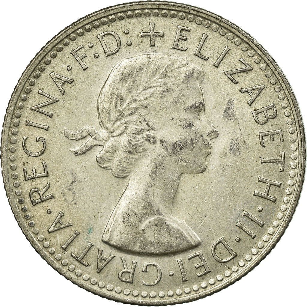 Coin, Australia, Elizabeth II, Shilling, 1960, Melbourne, EF(40-45), Silver