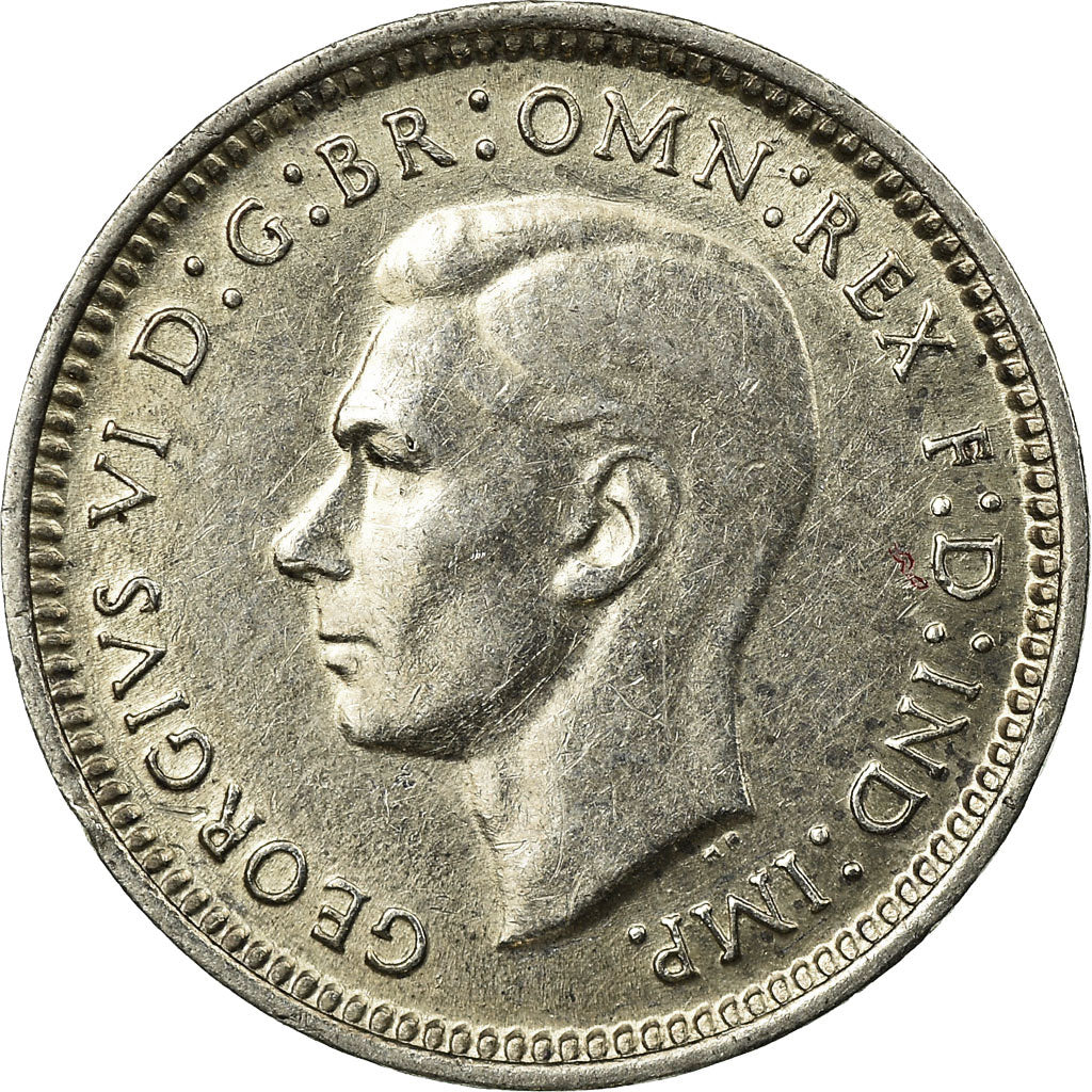 Coin, Australia, George VI, Threepence, 1942, EF(40-45), Silver, KM:37