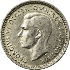 Coin, Australia, George VI, Threepence, 1942, EF(40-45), Silver, KM:37