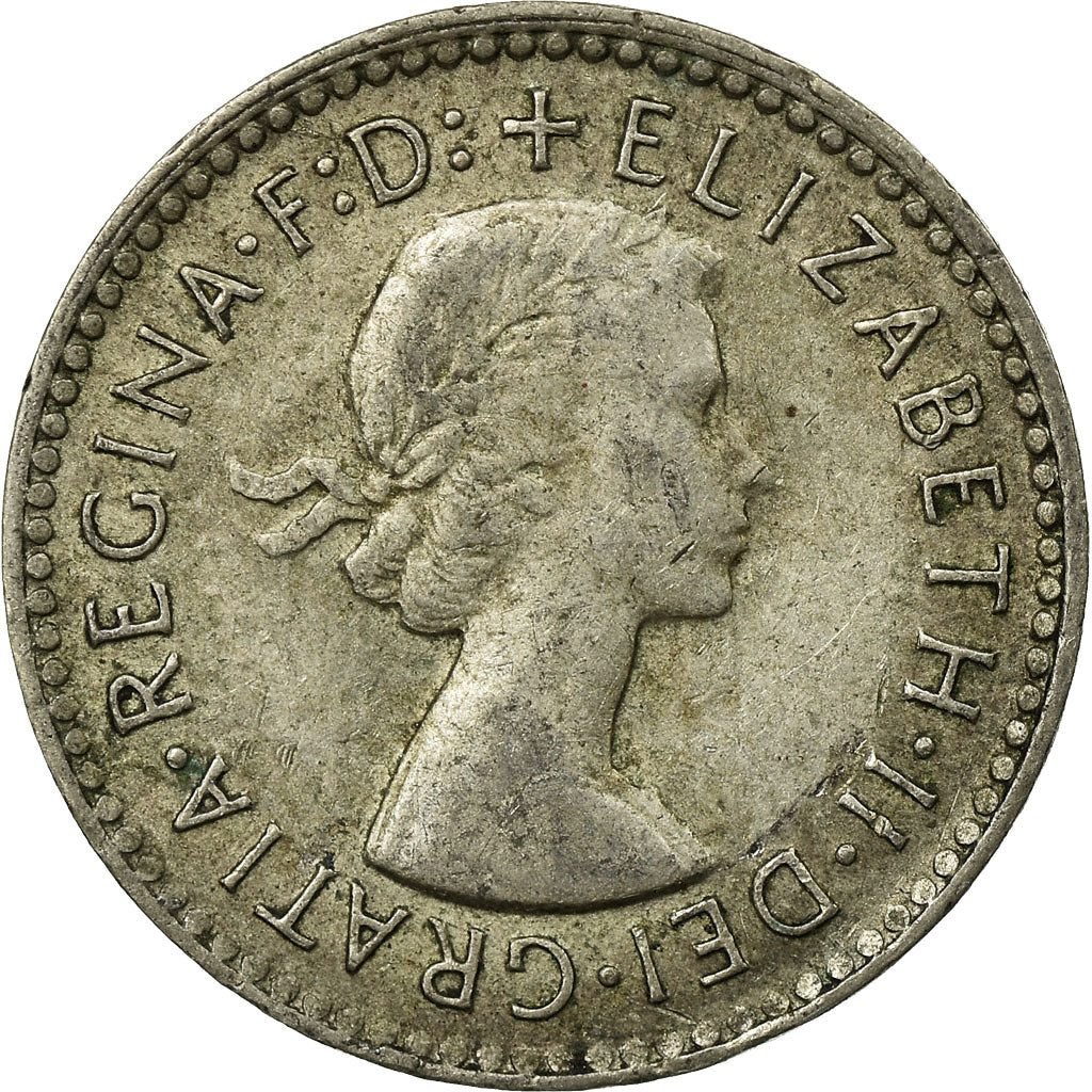 Moneta, Australia, Elizabeth II, Threepence, 1956, Melbourne, BB, Argento, KM:57