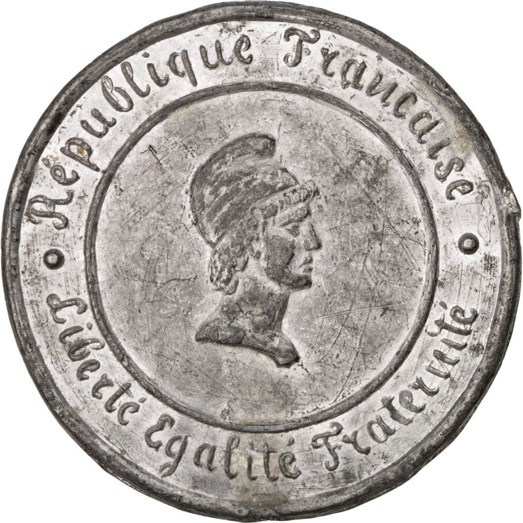 France, Medal, French Second Republic, Politics, Society, War, AU(55-58), Tin