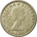 Coin, Australia, Elizabeth II, Florin, 1954, Melbourne, EF(40-45), Silver, KM:54