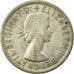 Coin, Australia, Elizabeth II, Florin, 1956, Melbourne, EF(40-45), Silver, KM:60