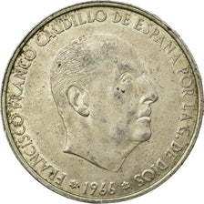 Coin, Spain, Caudillo and regent, 100 Pesetas, 1966, EF(40-45), Silver, KM:797
