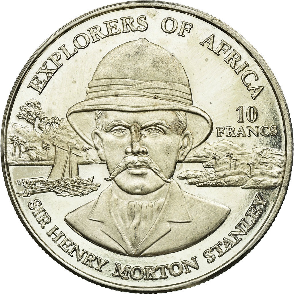 Coin, CONGO, DEMOCRATIC REPUBLIC, 10 Francs, 1999, AU(50-53), Silver, KM:21