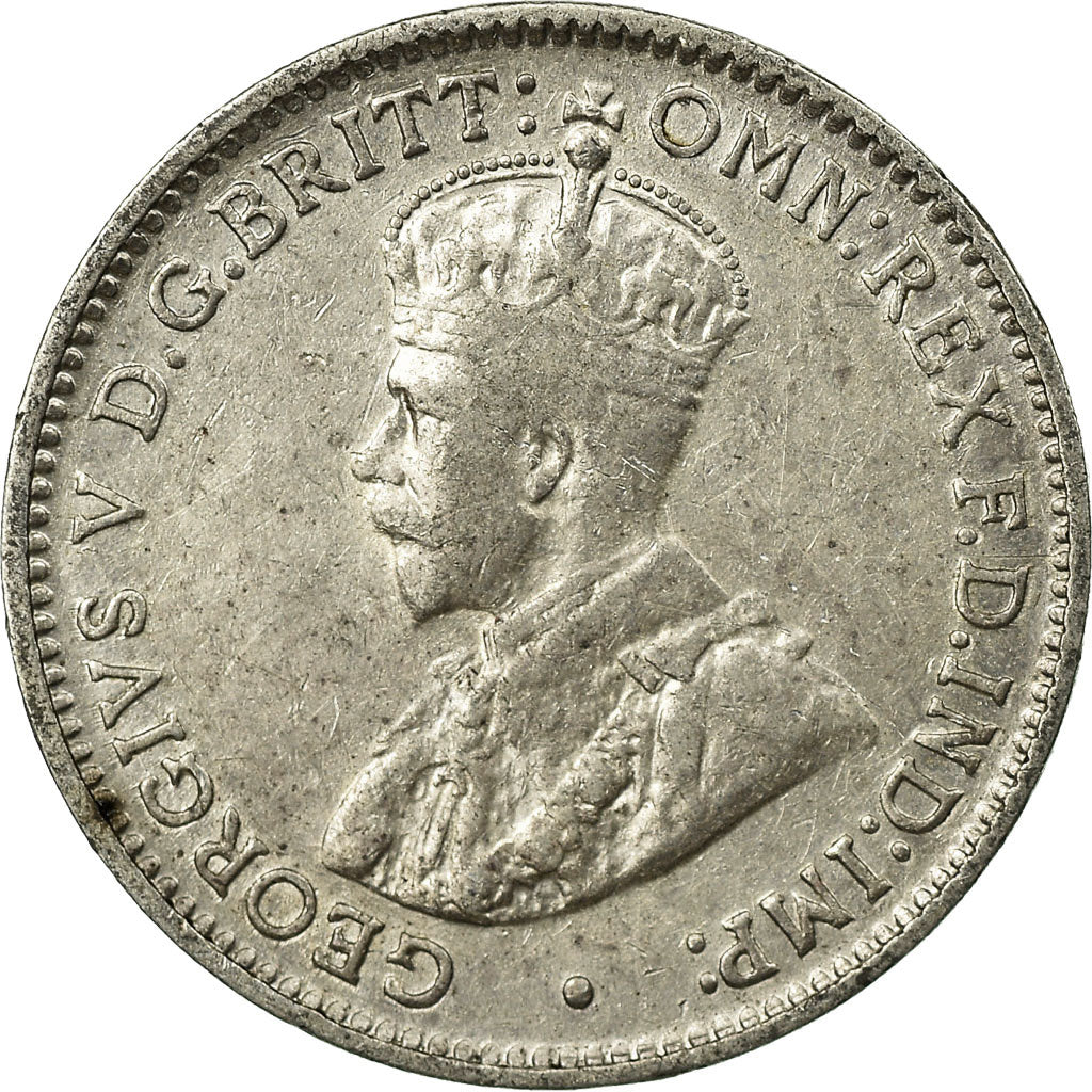 Coin, Australia, George V, Threepence, 1918, EF(40-45), Silver, KM:24