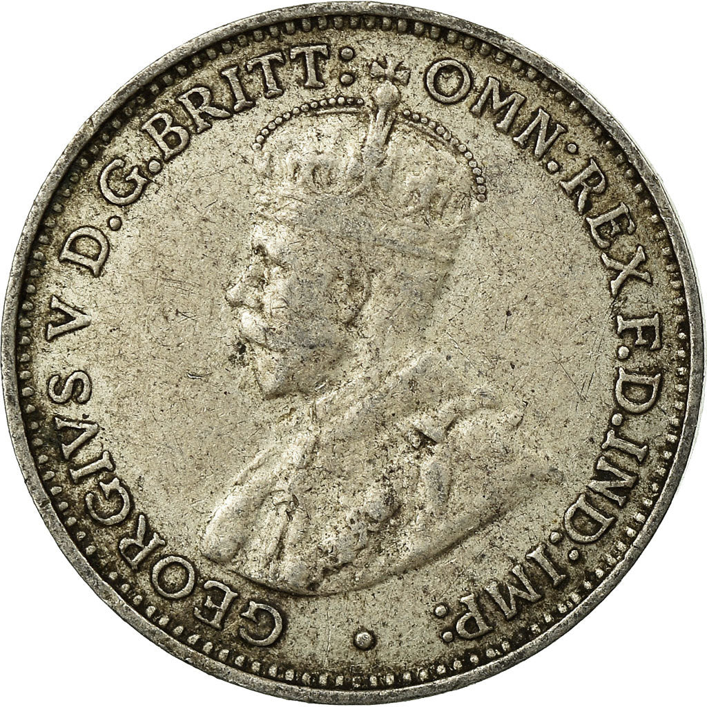 Coin, Australia, George V, Threepence, 1935, EF(40-45), Silver, KM:24