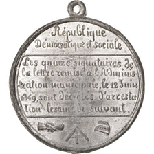 Francia, Medal, French Second Republic, Politics, Society, War, BB+, Stagno
