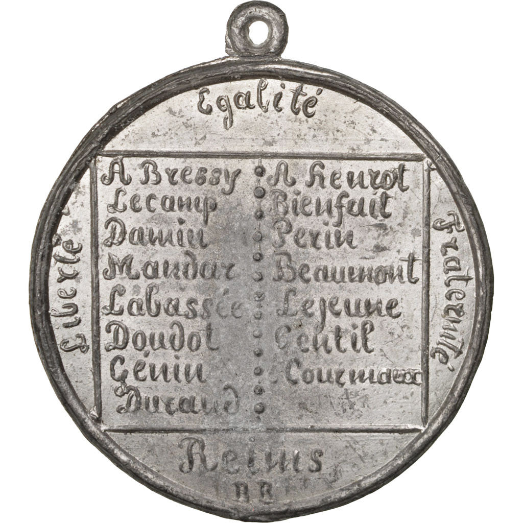 Francia, Medal, French Second Republic, Politics, Society, War, BB+, Stagno