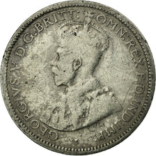 Coin, Australia, George V, Sixpence, 1927, EF(40-45), Silver, KM:25