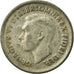 Coin, Australia, George VI, Sixpence, 1950, EF(40-45), Silver, KM:45