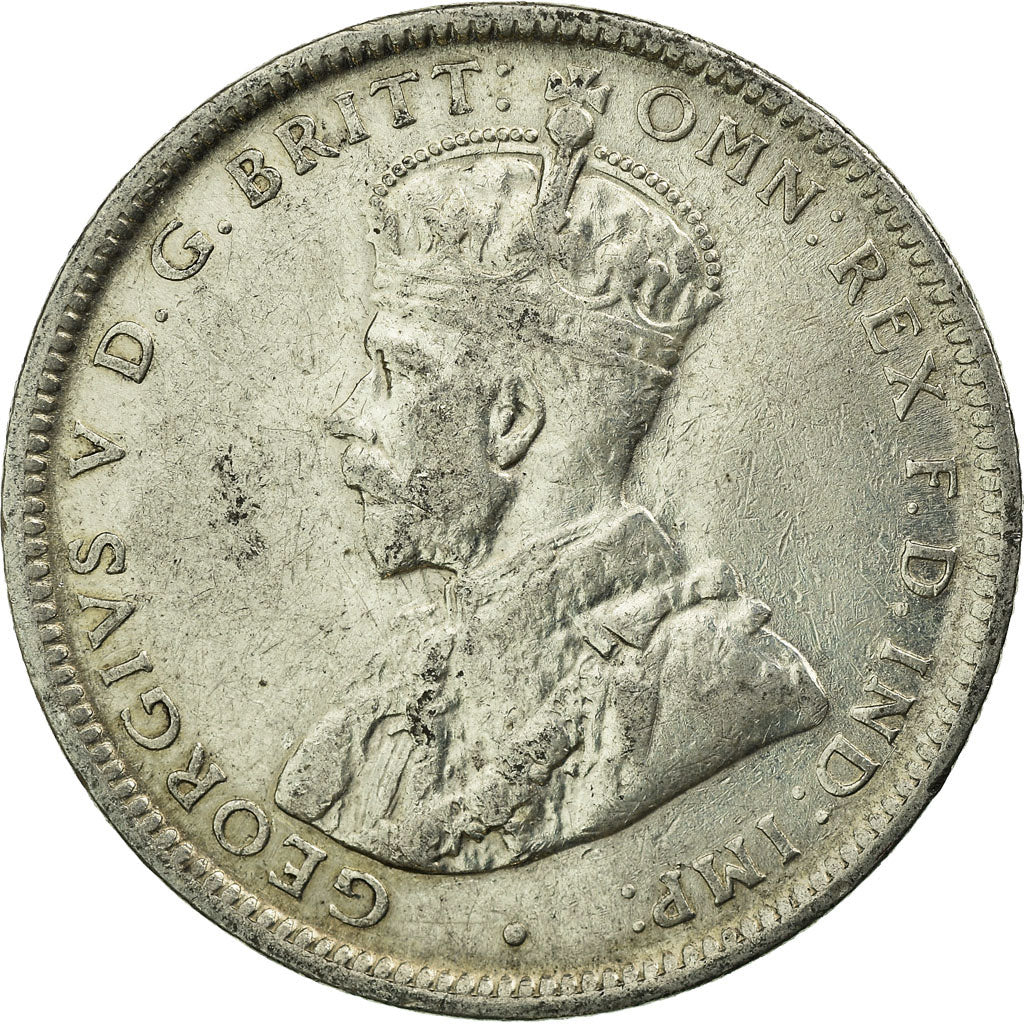 Coin, Australia, George V, Shilling, 1917, EF(40-45), Silver, KM:26