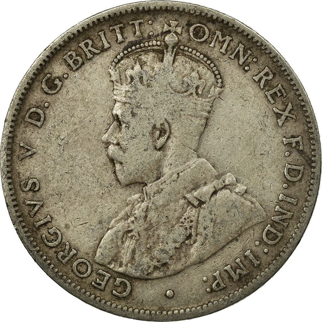 Coin, Australia, George V, Florin, 1922, VF(30-35), Silver, KM:27