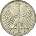 Coin, GERMANY - FEDERAL REPUBLIC, 5 Mark, 1964, Stuttgart, EF(40-45), Silver