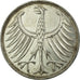 Coin, GERMANY - FEDERAL REPUBLIC, 5 Mark, 1965, Stuttgart, EF(40-45), Silver