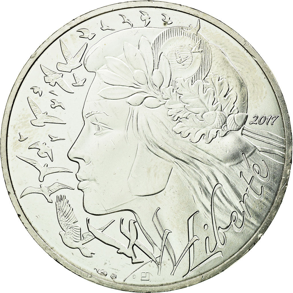 Moneta, Francia, Monnaie de Paris, 20 Euro, Marianne, 2017, FDC, Argento