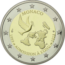 Monaco, 2 Euro, 2013, MS(65-70), Bi-Metallic