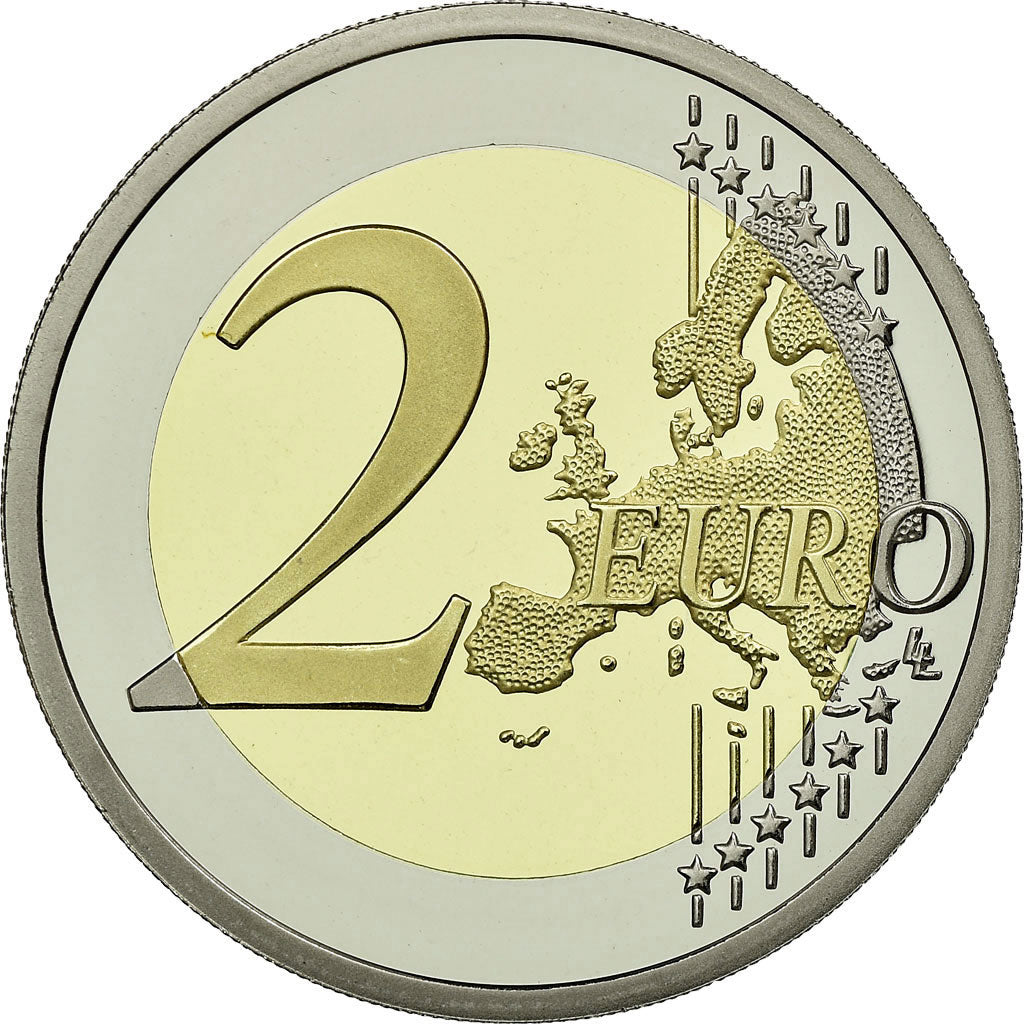 Monaco, 2 Euro, 2013, MS(65-70), Bi-Metallic