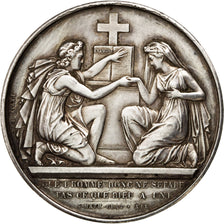 Frankrijk, Medal, French Third Republic, Religions & beliefs, Petit, ZF+, Zilver