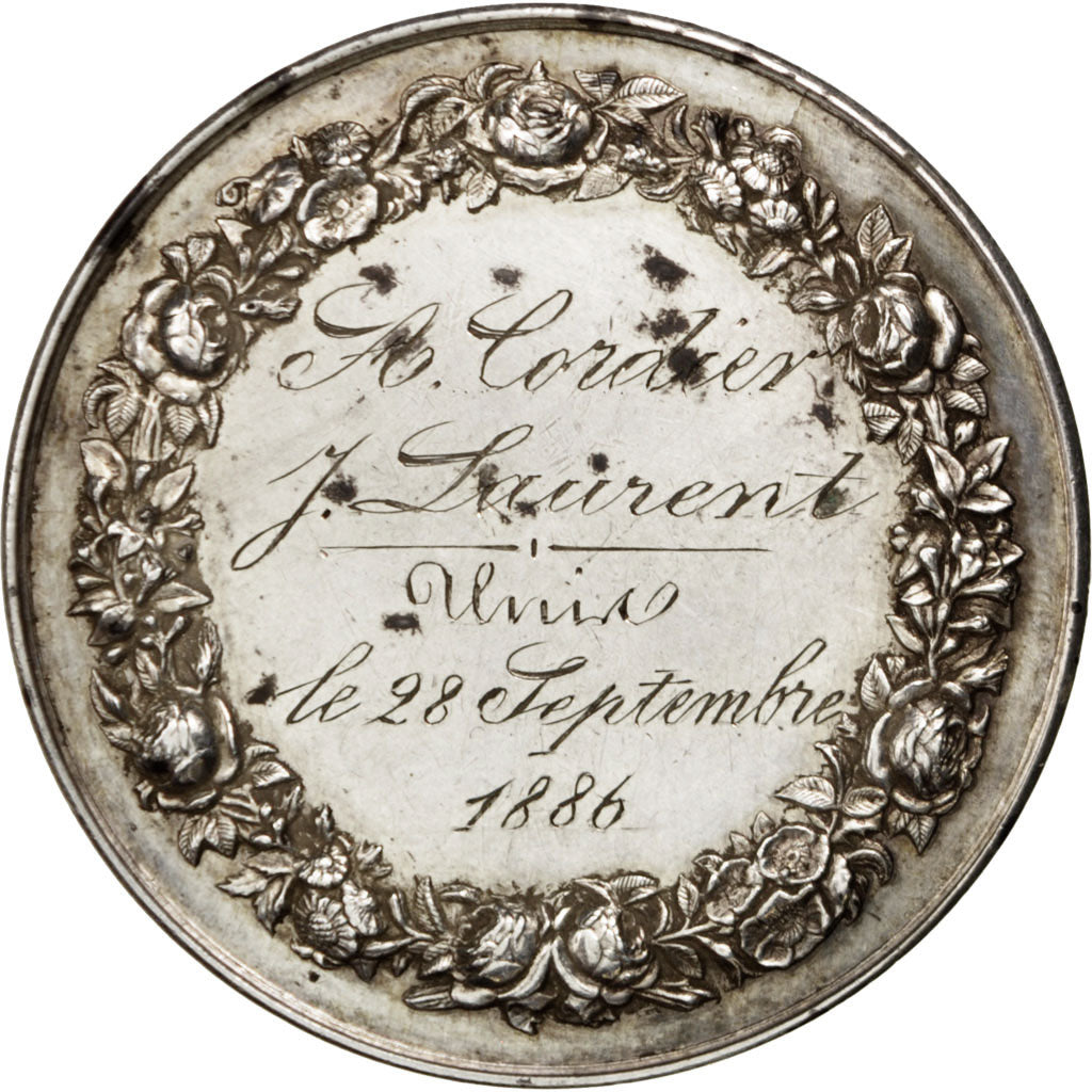 Frankrijk, Medal, French Third Republic, Religions & beliefs, Petit, ZF+, Zilver