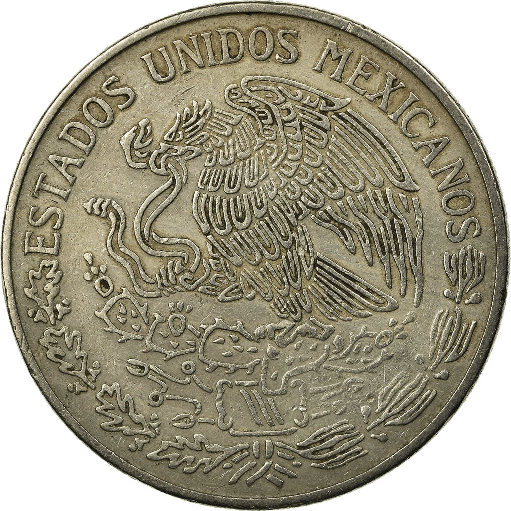 Coin, Mexico, Peso, 1974, Mexico City, EF(40-45), Copper-nickel, KM:460
