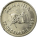 Coin, Romania, 10 Lei, 1990, AU(55-58), Nickel Clad Steel, KM:108