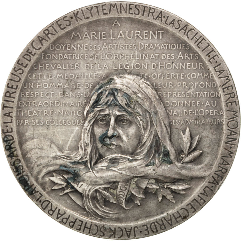FRANCE, Arts & Culture, French Third Republic, Medal, AU(50-53), Roty, Silver,..