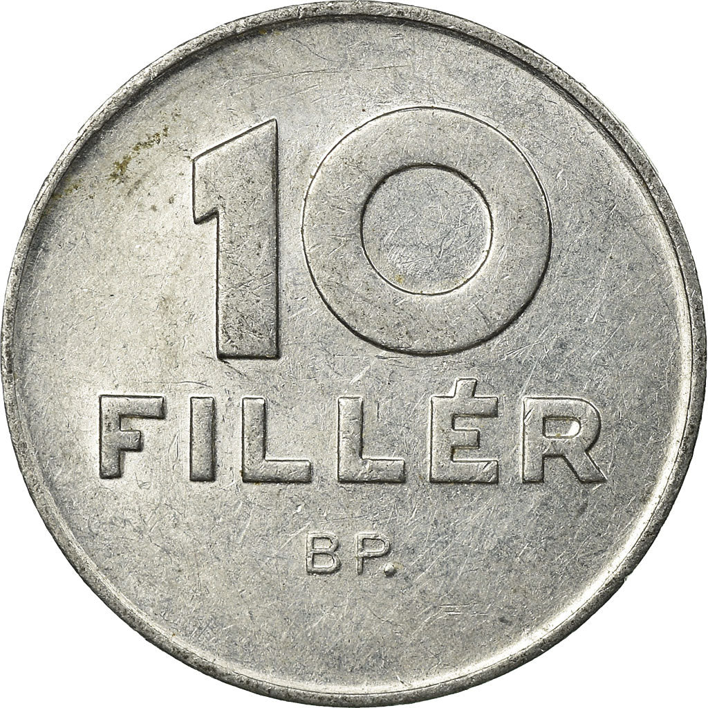 Munten, Hongarije, 10 Filler, 1979, Budapest, ZF, Aluminium, KM:572