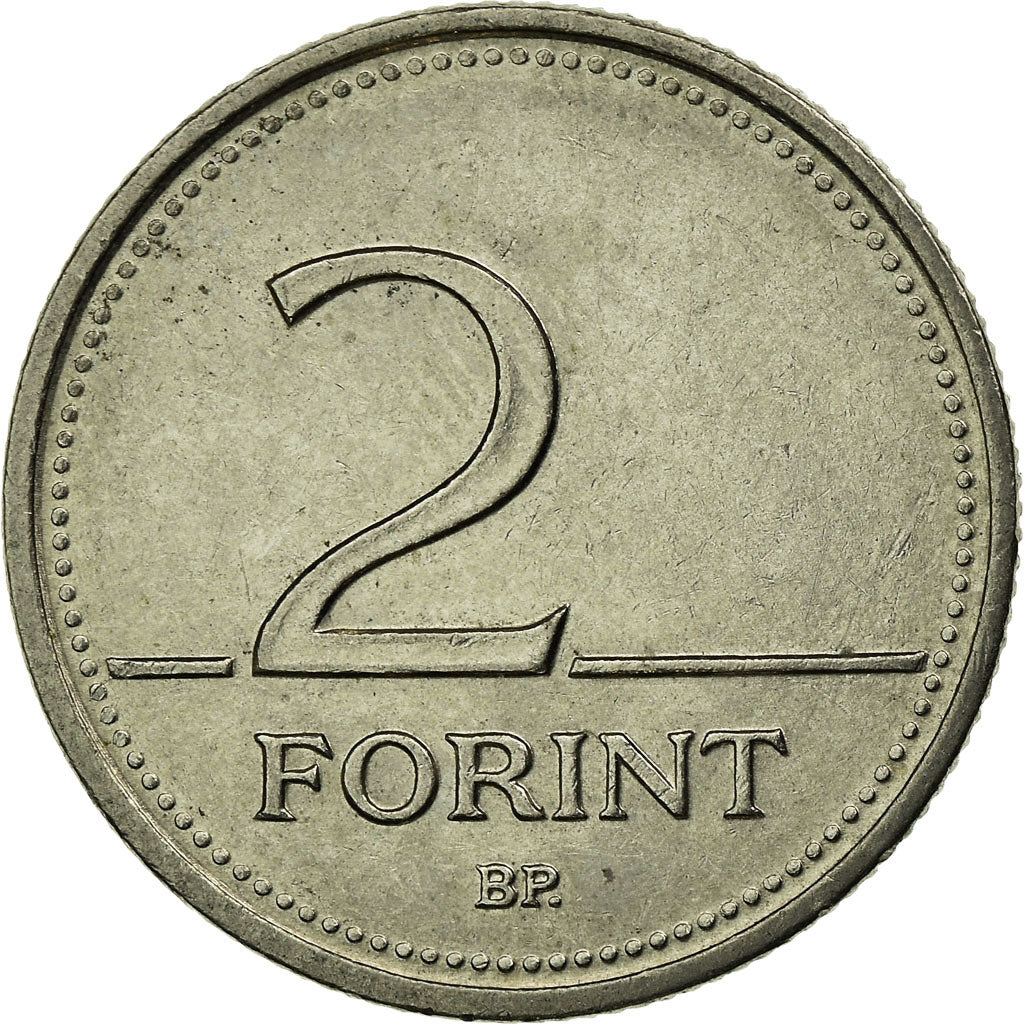 Munten, Hongarije, 2 Forint, 1994, ZF, Copper-nickel, KM:693