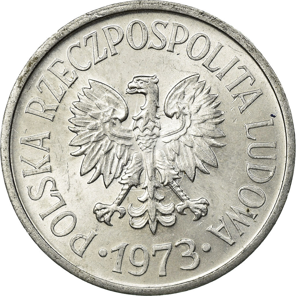 Moneta, Polonia, 20 Groszy, 1973, Warsaw, SPL-, Alluminio, KM:A47