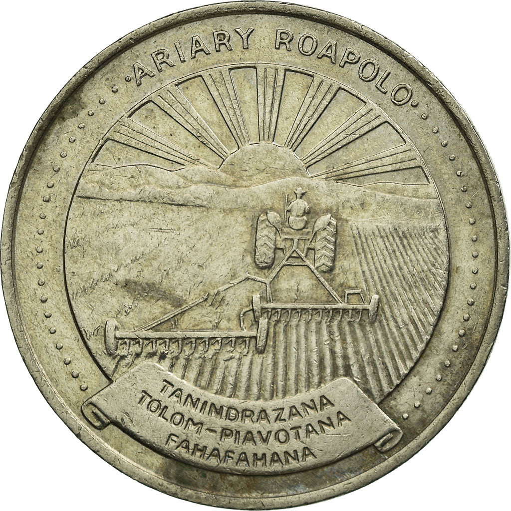 Coin, Madagascar, 20 Ariary, 1983, EF(40-45), Copper-nickel, KM:14b