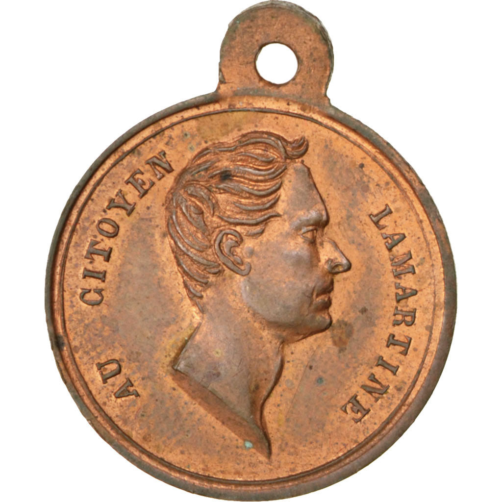 Hommage à Lamartine, Médaille