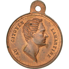 Hommage à Lamartine, Médaille