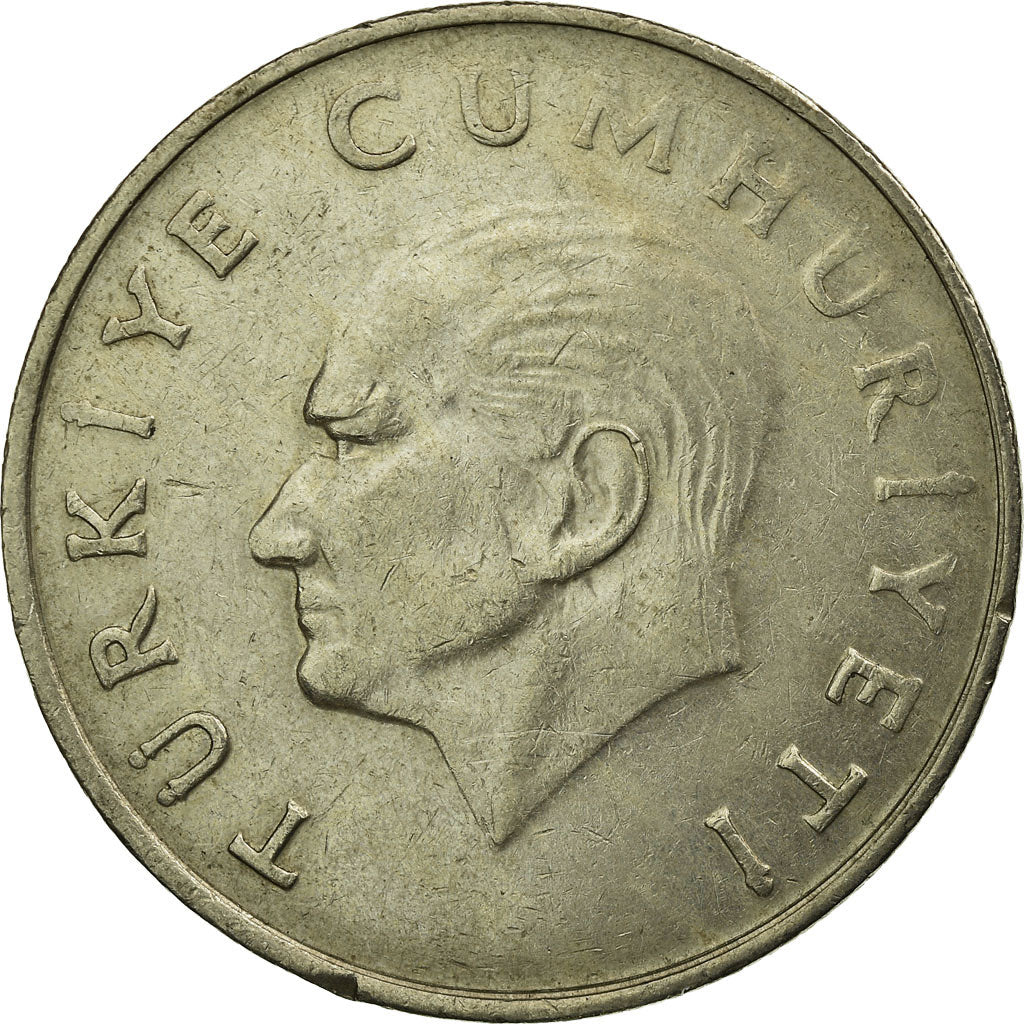 Moeda, Turquia, 100 Lira, 1957, EF(40-45), Cobre-Níquel-Zinco, KM:967