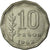 Moeda, Argentina, 10 Pesos, 1962, EF(40-45), Aço Revestido a Níquel, KM:60