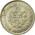 Moneta, Peru, 5 Soles, 1977, AU(55-58), Miedź-Nikiel, KM:267