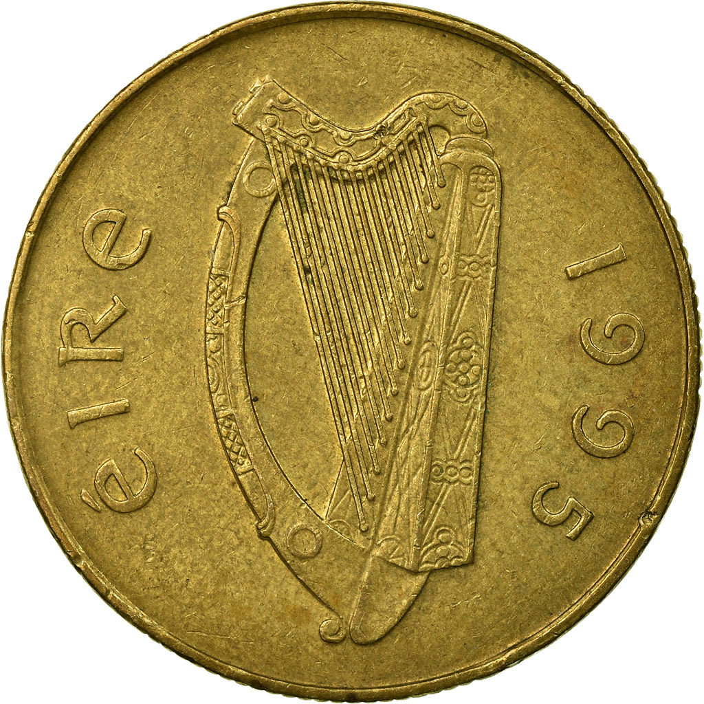 Coin, IRELAND REPUBLIC, 20 Pence, 1995, EF(40-45), Nickel-Bronze, KM:25