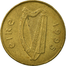 Coin, IRELAND REPUBLIC, 20 Pence, 1995, EF(40-45), Nickel-Bronze, KM:25