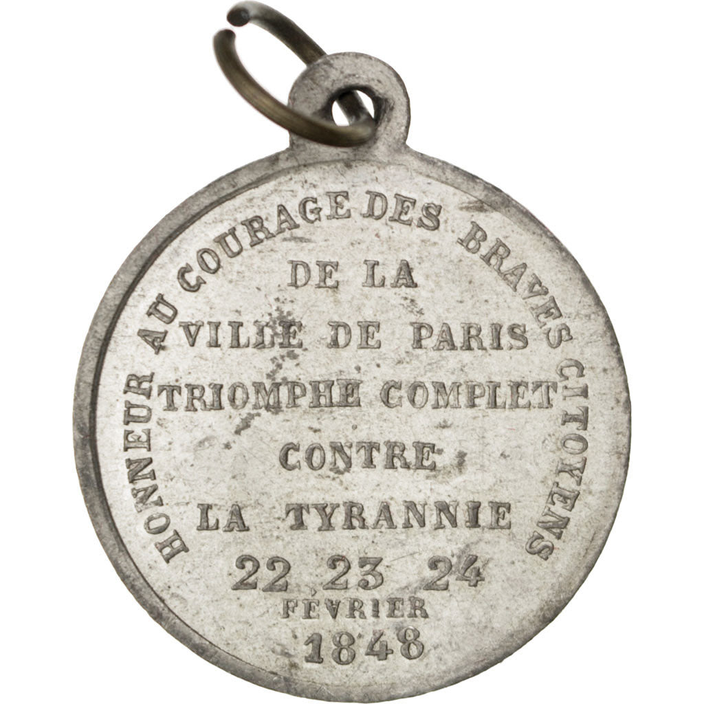 FRANCE, Politics, Society, War, French Second Republic, Medal, AU(50-53), Tin,..
