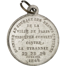 FRANCE, Politics, Society, War, French Second Republic, Medal, AU(50-53), Tin,..