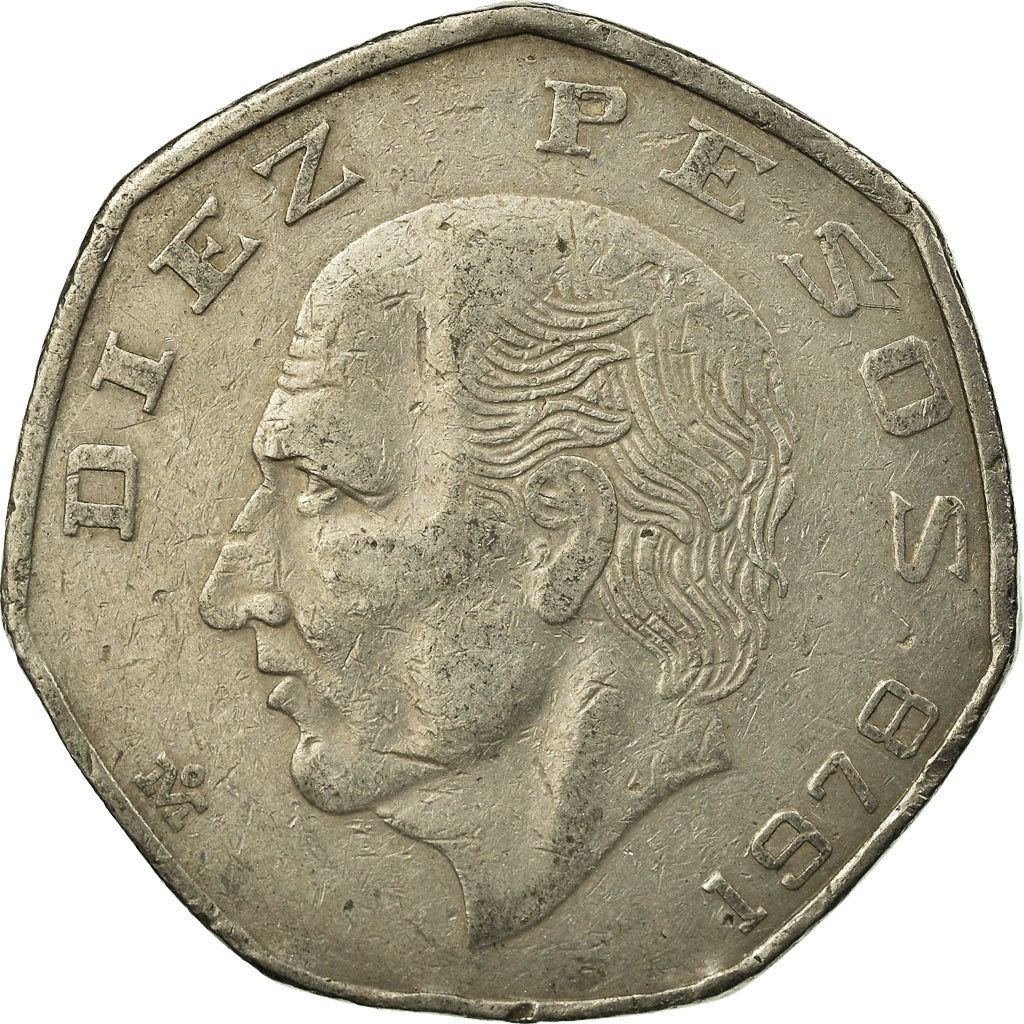 Monnaie, Mexique, 10 Pesos, 1978, Mexico City, TTB, Copper-nickel, KM:477.2