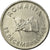 Moneta, Rumunia, 10 Lei, 1991, EF(40-45), Nikiel powlekany stalą, KM:108