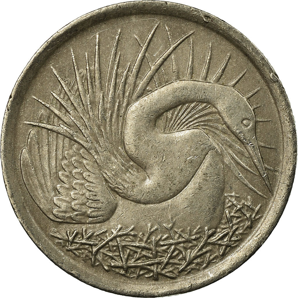 Munten, Singapur, 5 Cents, 1973, Singapore Mint, ZF, Copper-nickel, KM:2